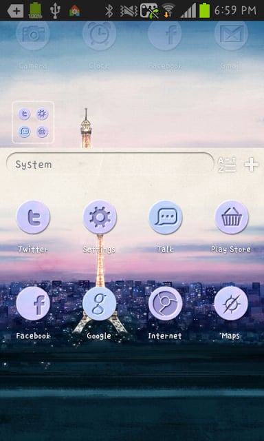 Paris go launcher theme截图2