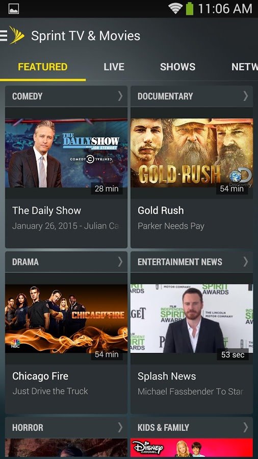 Sprint TV &amp; Movies截图3