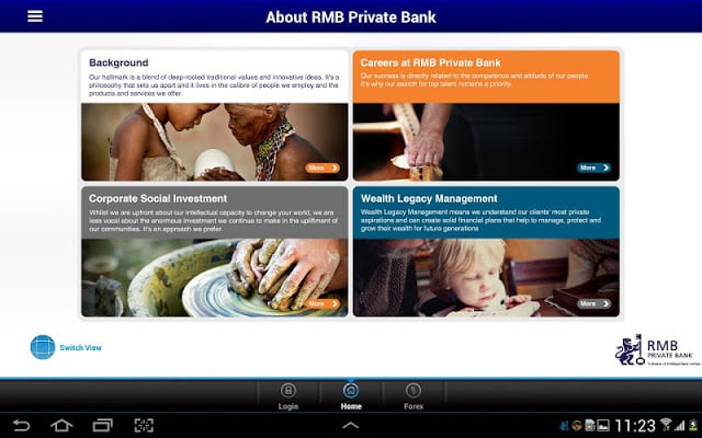 RMB Private Bank Tablet App截图5