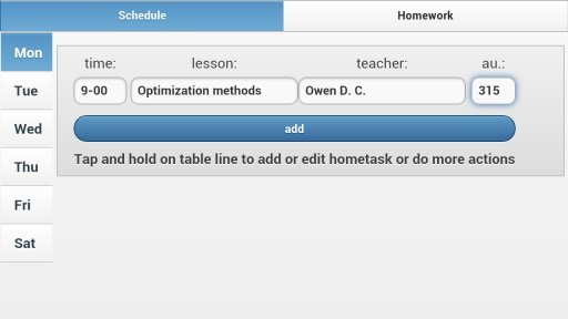 myHomework Planner截图3