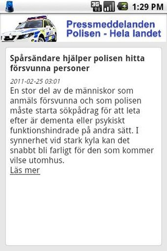 Polisen RSS截图3