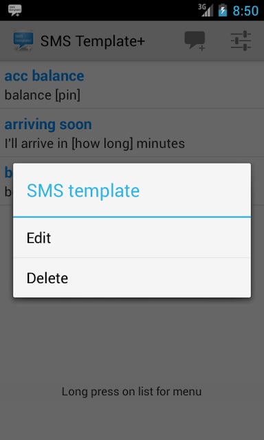 SMS Template Plus Free截图1