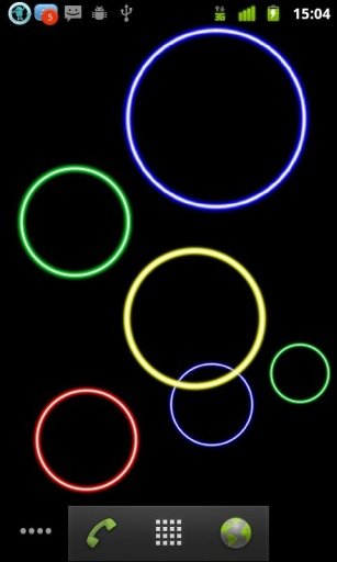 Neon Bubbles Live Wallpaper截图4