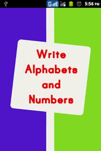 Write Alphabets And Numbers截图5