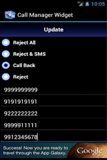 Call Manager Widget截图6