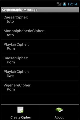Cryptosgraphy Message截图1
