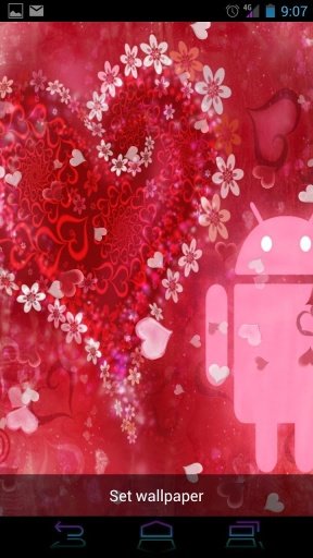 Live Wallpaper - AnDroid Heart截图5