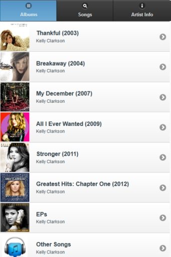 Kelly Clarkson All Lyrics截图3