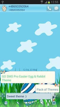 GO短信加强版兔复活节彩蛋截图