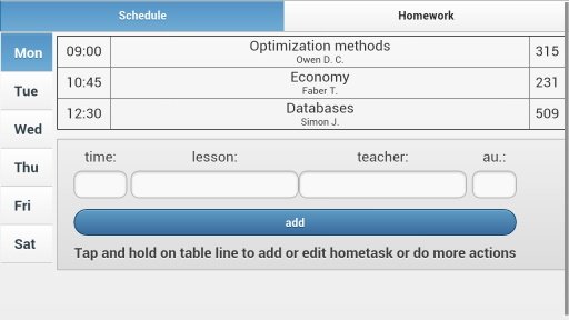 myHomework Planner截图5