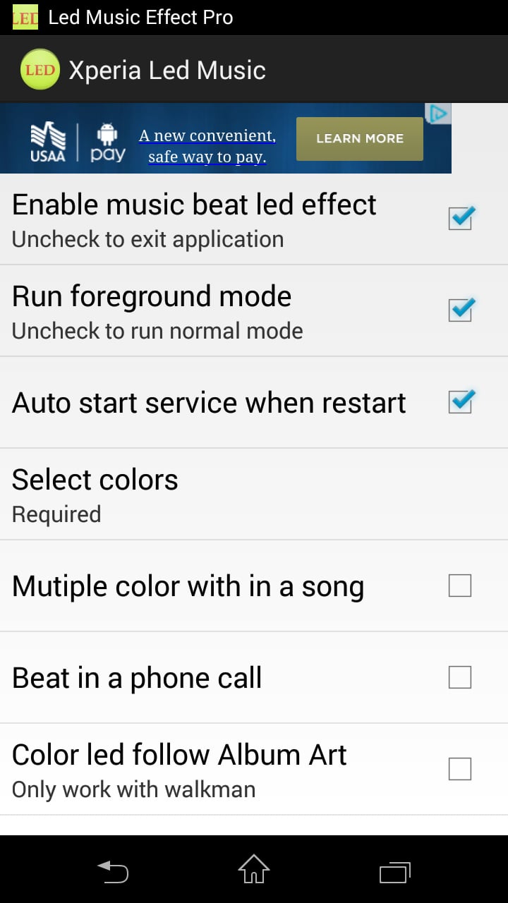 Led Music for Xperia截图4