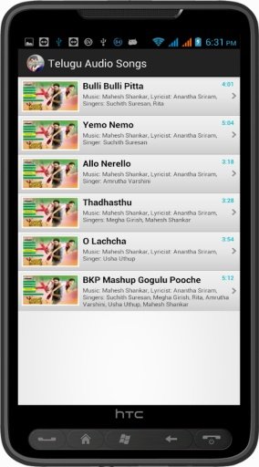 Telugu Audio Songs截图4