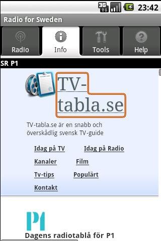 Radio for Sweden (free app)截图6