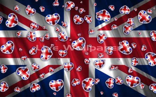 英国国旗的心截图6