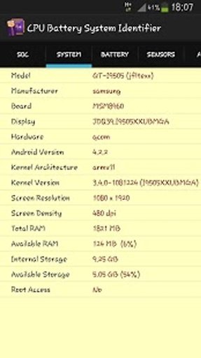 CPU Battery System Identifier截图4