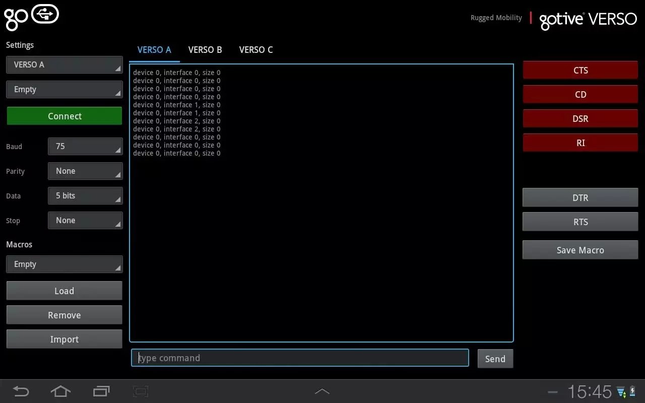 USB-Serial Terminal截图3