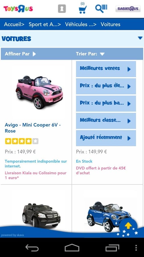 Toys&quot;R&quot;Us France截图5