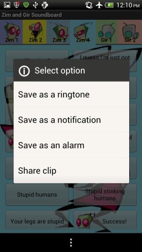 Zim and Gir Soundboard截图5