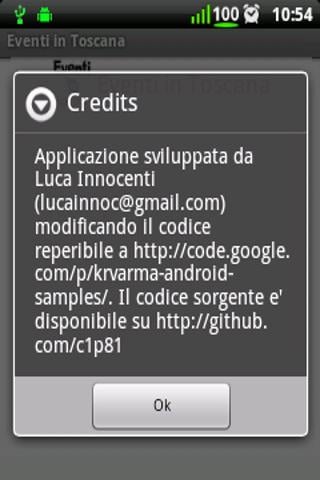 Rss Reader Eventi in Toscana截图1