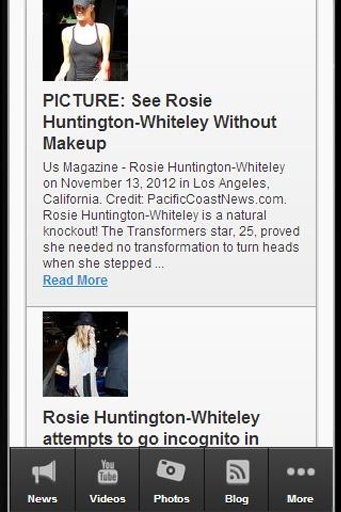 Rosie Huntington-Whitele...截图1