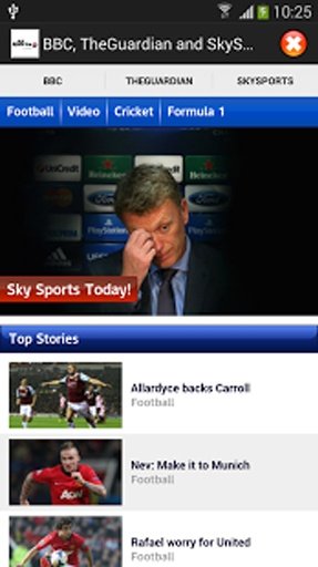 BBC Sport, SkySports截图4