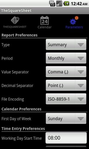 Timesheet - TheSquareSheetFree截图3