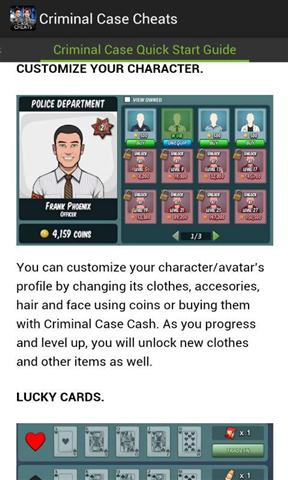 刑事案件秘籍 Criminal Case Cheats截图2