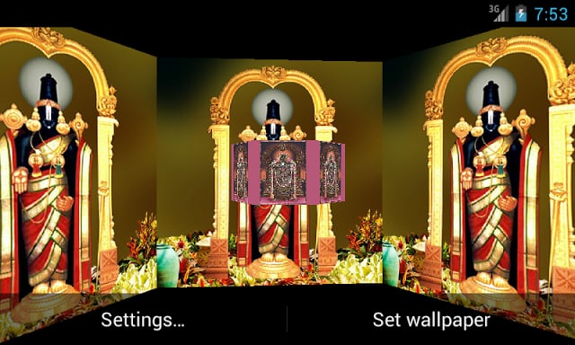 Tirupati Bala Ji 3D LWP截图2