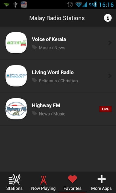 Radio Malaysia online截图11