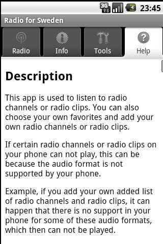 Radio for Sweden (free app)截图2