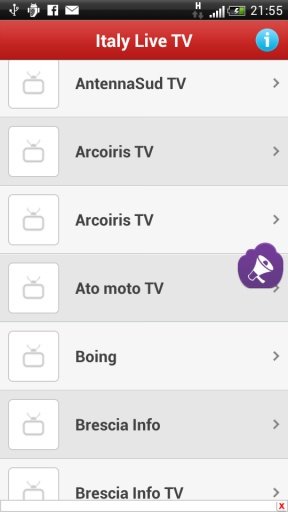 Italy Live TV - Italian TV截图1