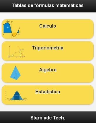 F&oacute;rmulas Matem&aacute;ticas截图7