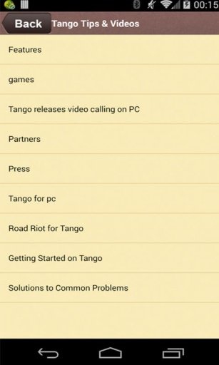 TANGO FREE TIPS &amp; VIDEOS截图1