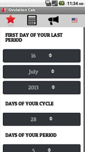 Fertile Days Calculator截图3