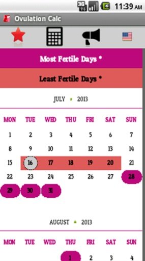 Fertile Days Calculator截图11