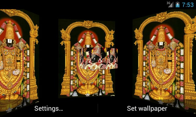 Tirupati Bala Ji 3D LWP截图1