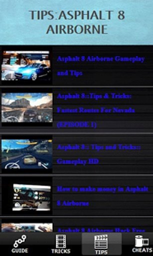 TIPS &amp; TRICKS ASPHALT 8 RC截图6