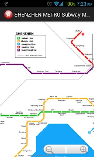 SHENZHEN METRO Subway MAP HD截图7