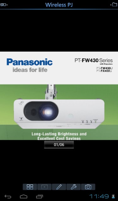 Panasonic Wireless Projector截图6