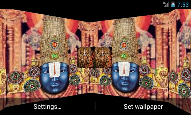 Tirupati Bala Ji 3D LWP截图4