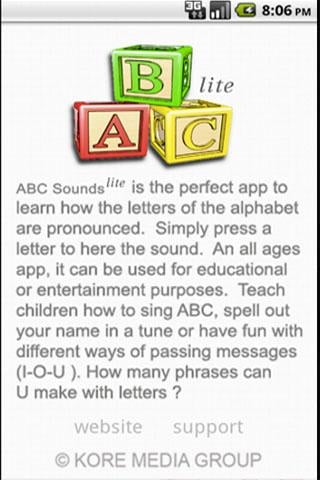 ABC Alphabet Song Sounds lite截图2