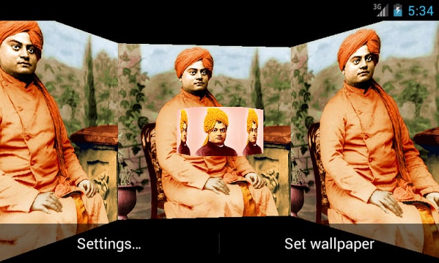 Swami Vivekananda 3D LWP截图2