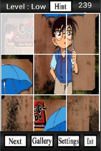 Detective Conan Puzzle Games截图4