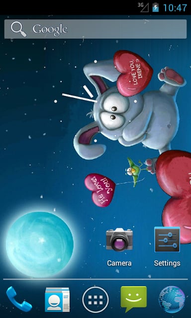 Live Wallpaper Rabbit Balloon截图3