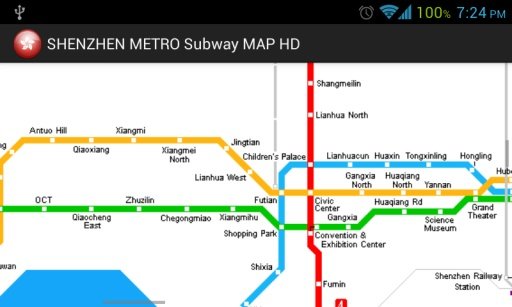 SHENZHEN METRO Subway MAP HD截图1