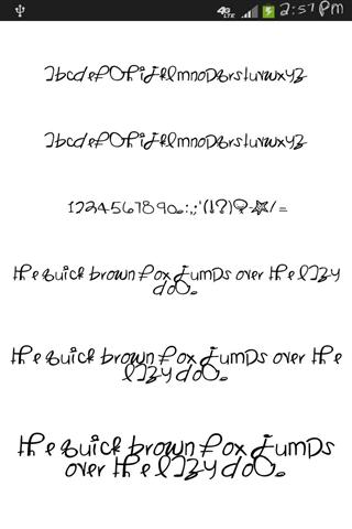 Des 5 包为 FlipFont&reg; 免费截图3