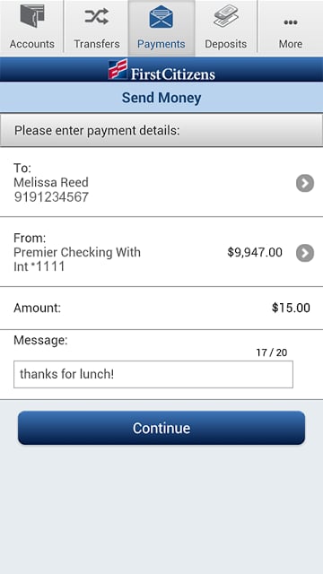 First Citizens Mobile Banking截图7