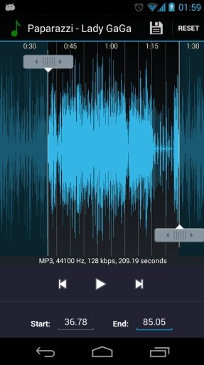 音乐编辑器 铃声制作 铃声剪辑截图4