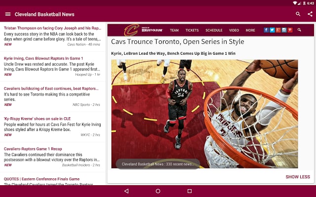 Cleveland Basketball News截图7