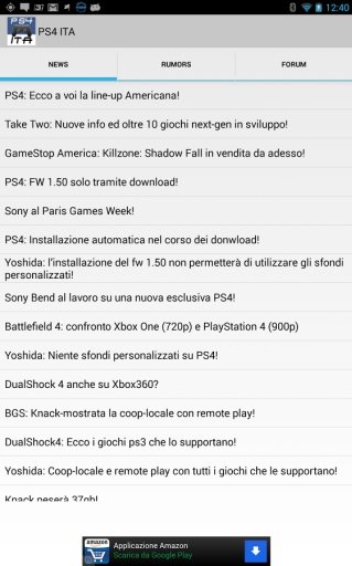 PS4 ITA - App Ufficiale截图8